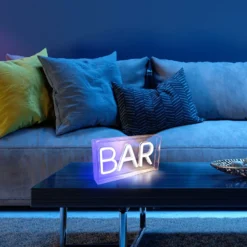 LED-Tischleuchte Neon Bar, USB