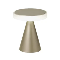 LED-Tischleuchte Neutra, Höhe 20 cm, gold matt, Touchdimmer