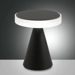 LED-Tischleuchte Neutra, Höhe 27 cm, schwarz, Touchdimmer