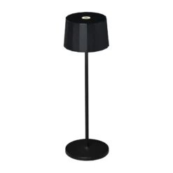 LED-Tischleuchte Positano für außen, schwarz