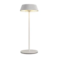 LED-Tischleuchte Relax mit Fuß, weiß, akkubetrieben, IP54