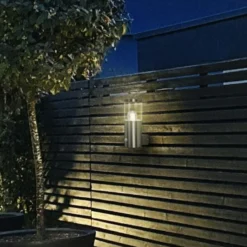 LEDVANCE Außenwandlampe Endura Classic Ebro Sensor Edelstahl