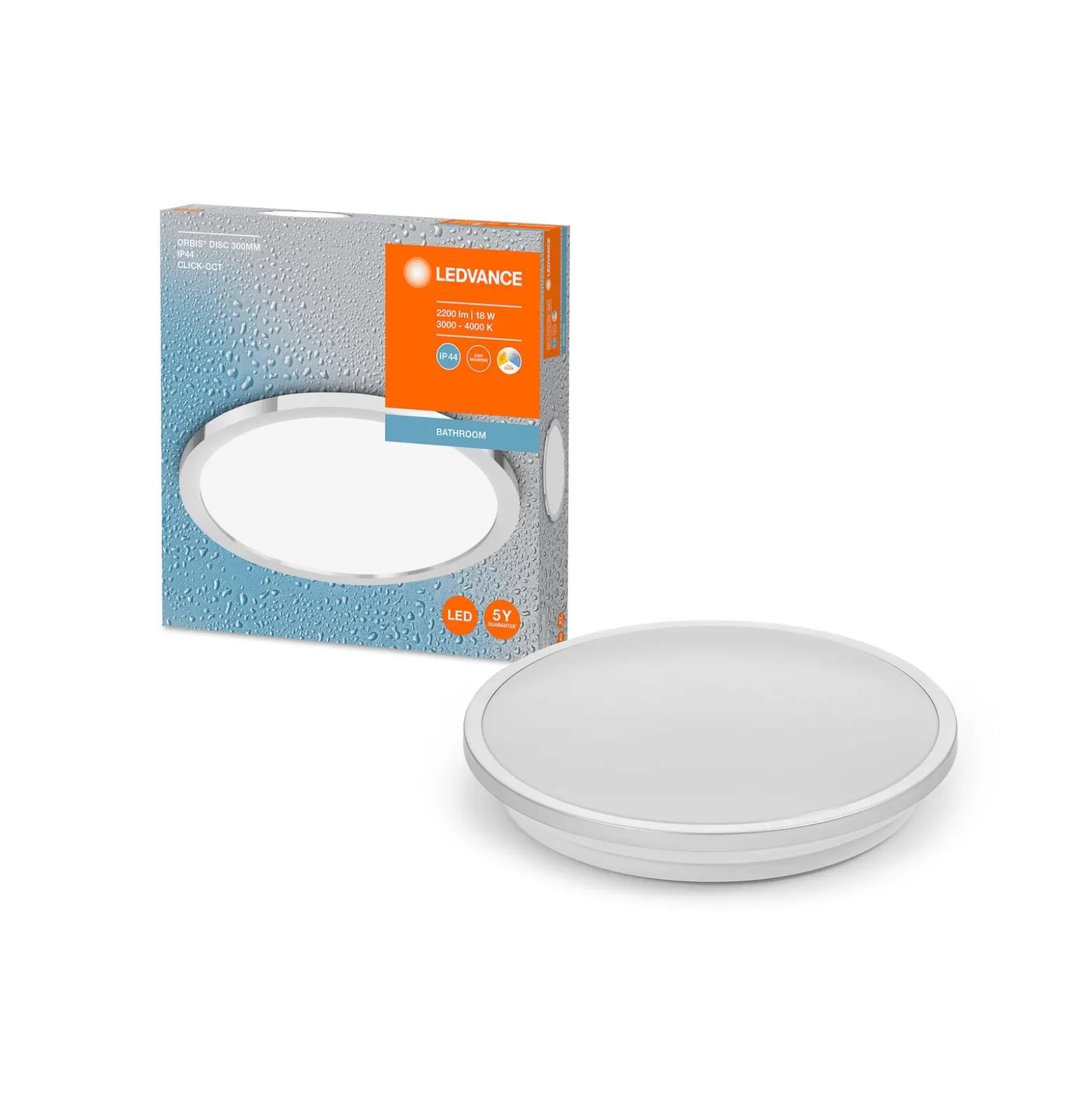 LEDVANCE Bathroom Ceiling LED-Deckenlampe chrom