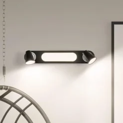 LEDVANCE LED-Deckenleuchte Neptune, 2 Spots, schwarz