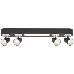 LEDVANCE LED-Deckenleuchte Neptune, 4 Spots, schwarz