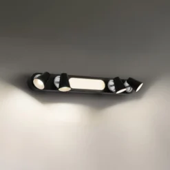 LEDVANCE LED-Deckenleuchte Neptune, 4 Spots, schwarz