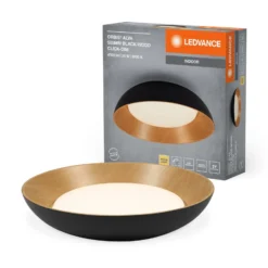 LEDVANCE LED-Deckenleuchte Orbis Alva, schwarz, Metall