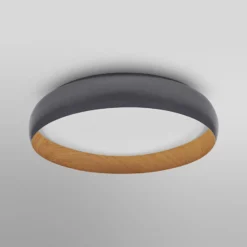 LEDVANCE LED-Deckenleuchte Orbis Livia Ø 52 cm, grau, Metall
