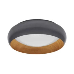 LEDVANCE LED-Deckenleuchte Orbis Livia Ø 30 cm, grau, Metall