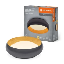 LEDVANCE LED-Deckenleuchte Orbis Livia Ø 30 cm, grau, Metall