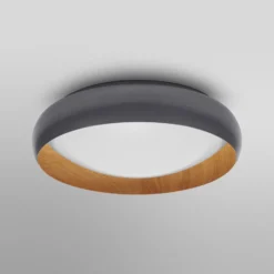 LEDVANCE LED-Deckenleuchte Orbis Livia Ø 43 cm, grau, Metall