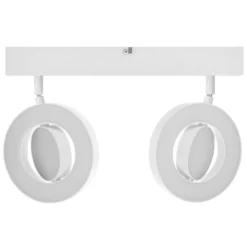 LEDVANCE LED-Deckenstrahler Saturn, CCT, 2-fl., lang, weiß