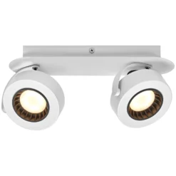 LEDVANCE LED-Deckenstrahler Venus, 3.000 K, 2-fl., weiß