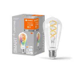 LEDVANCE SMART+ WiFi E27 4,8W Edison klar RGB CCT