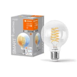 LEDVANCE SMART+ WiFi E27 8W LED G80 klar 827-865