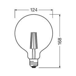 LEDVANCE SMART+ WiFi Filament E27 6W 827 G125
