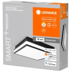 LEDVANCE SMART+ WiFi Orbis Magnet schwarz, 30x30cm