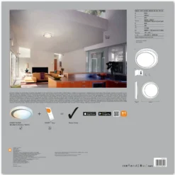LEDVANCE SMART+ WiFi Orbis Moon CCT 48cm grau