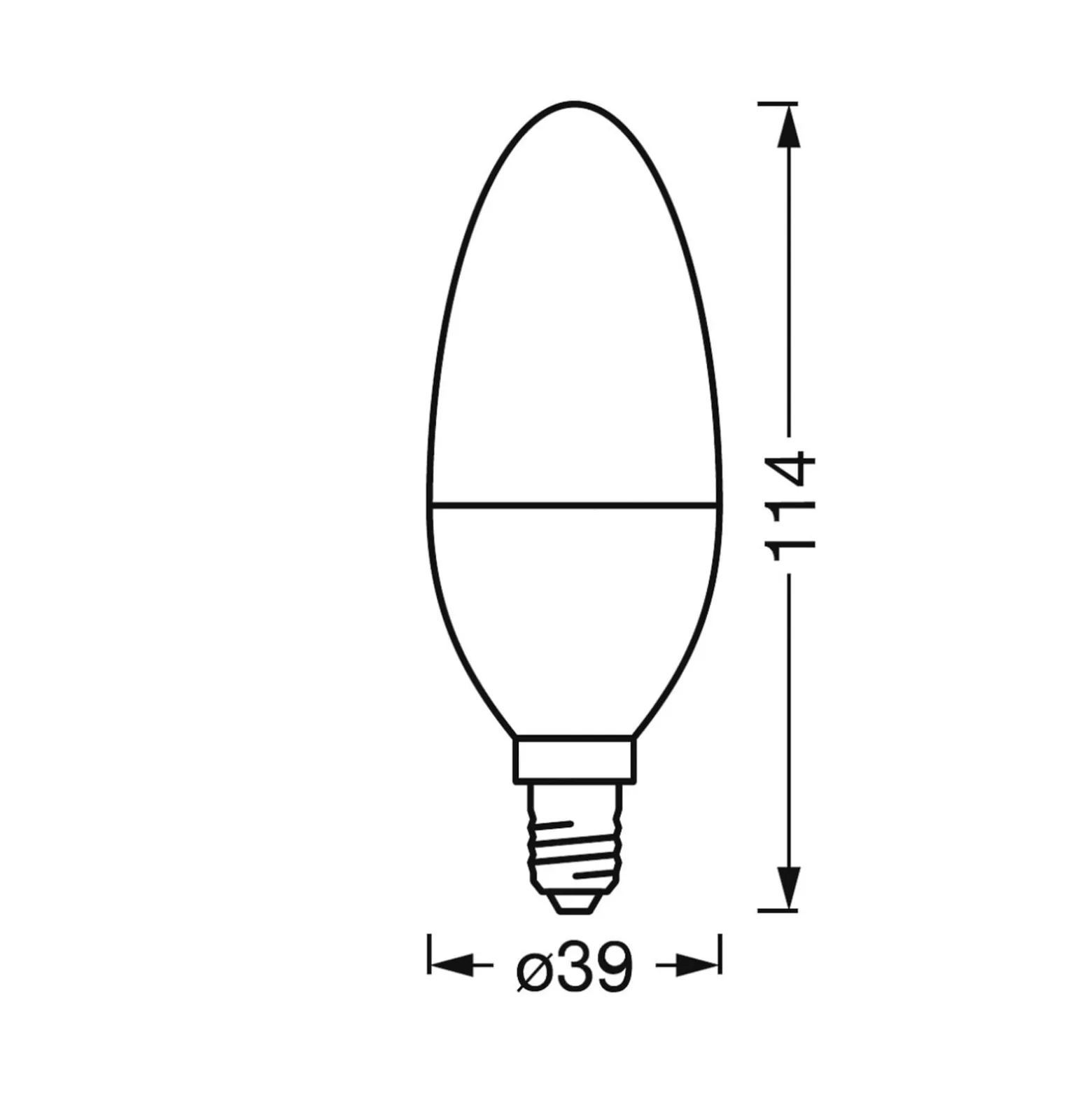 LEDVANCE SUN@Home Classic B 25 E14 4,9W CCT 922
