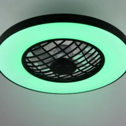 LED-Ventilator Linköping leise CCT RGB Remote Lautsprecher