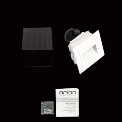 LED-Wandeinbaulampe Loro, weiß, Breite 8,5 cm, Aluminium