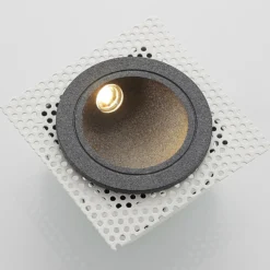 LED-Wandeinbauleuchte Pordis, IP65, rund