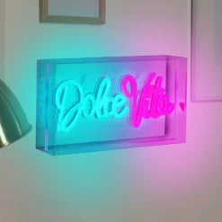 LED-Wandlampe Dolce Vita, klar, 30x15 cm, Kunststoff USB RGB