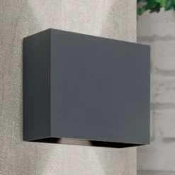 LED-Wandleuchte Akzent Winkel variabel anthrazit