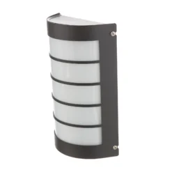 LED-Wandleuchte Aqua Marco Edelstahl anthrazit Raster Sensor