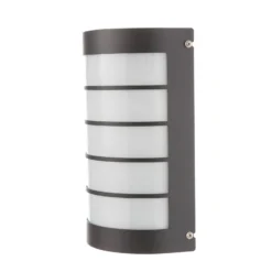 LED-Wandleuchte Aqua Marco Edelstahl anthrazit Raster Sensor