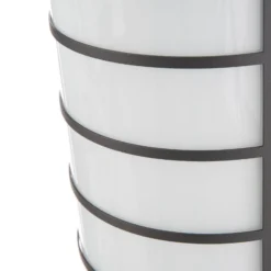 LED-Wandleuchte Aqua Marco Edelstahl anthrazit Raster Sensor