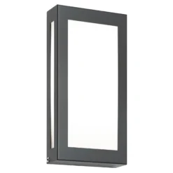 LED-Wandleuchte Aqua Rain Mini mit BWM, anthrazit