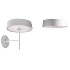 LED-Wandleuchte Miram mit Akku, dimmbar, weiß