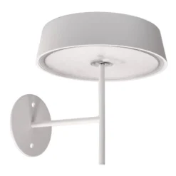 LED-Wandleuchte Miram mit Akku, dimmbar, weiß