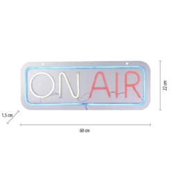 LED-Wandleuchte Neon On Air, USB