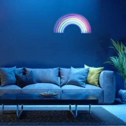 LED-Wandleuchte Neon Rainbow, USB