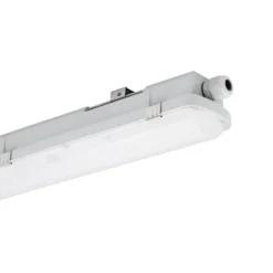 LED-Wannenleuchte RESISTO, lichtgrau, 65 cm, 15 W, 840, IP66