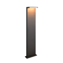 LED-Wegelampe Ravi, anthrazit, Höhe 100 cm, Metall, IP65