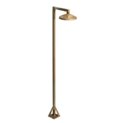 LED-Wegeleuchte Aura Disk, 100 cm x 19,5 cm, messing antik