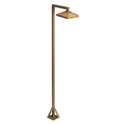LED-Wegeleuchte Aura Edge, 100 x 19,5 cm, messing antik