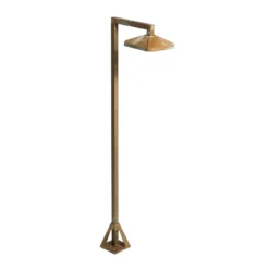 LED-Wegeleuchte Aura Frame, 80 x 19,5 cm, messing antik
