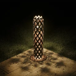 LED-Wegeleuchte Charlotte, corten, Höhe 63 cm, IP65