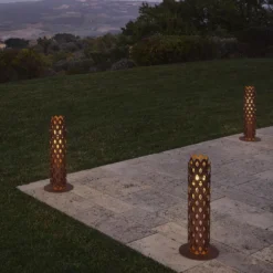 LED-Wegeleuchte Charlotte, corten, Höhe 63 cm, IP65