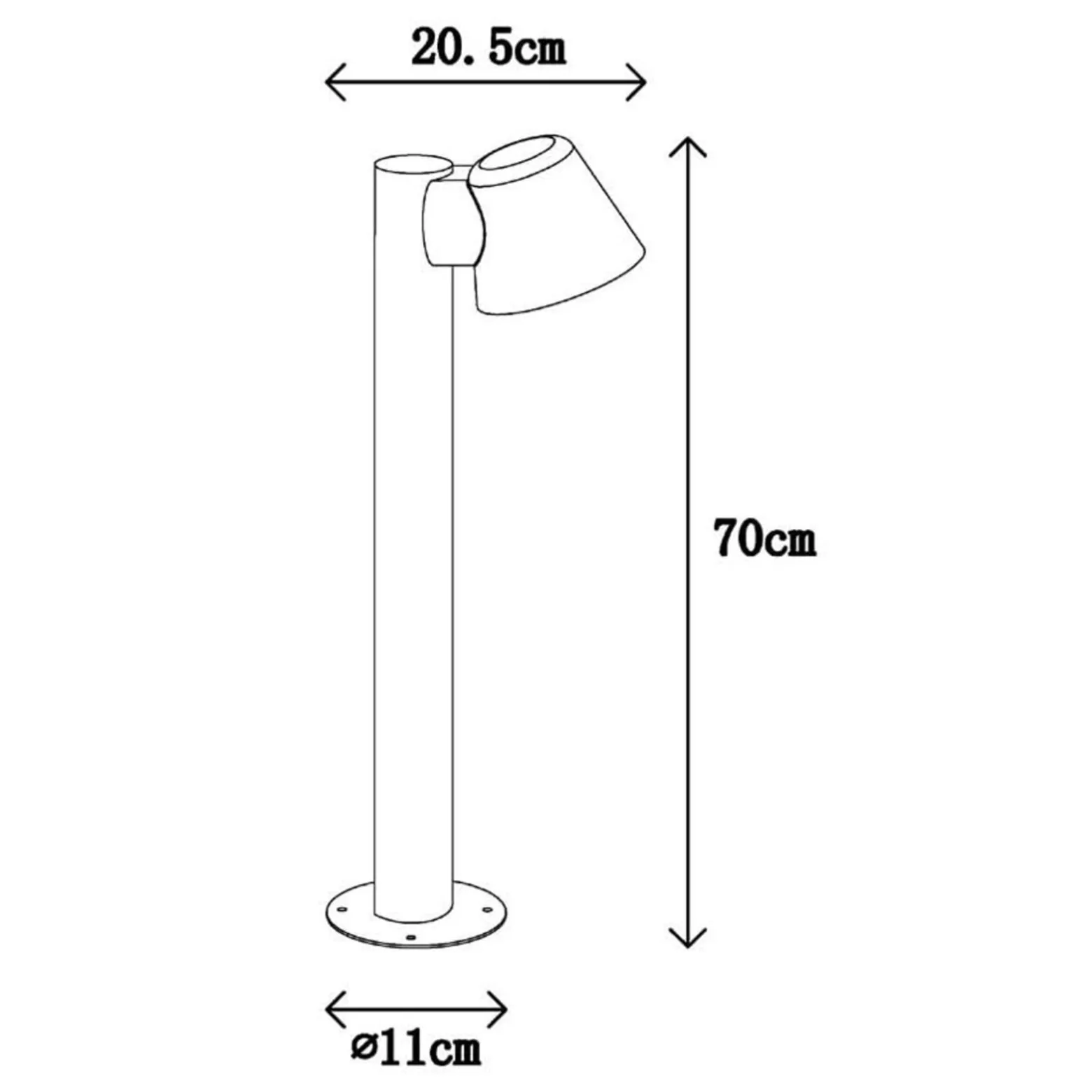LED-Wegeleuchte Dingo GU10 anthrazit