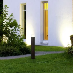 LED-Wegeleuchte HUDSON, anthrazit, Höhe 80 cm, Metall, IP44