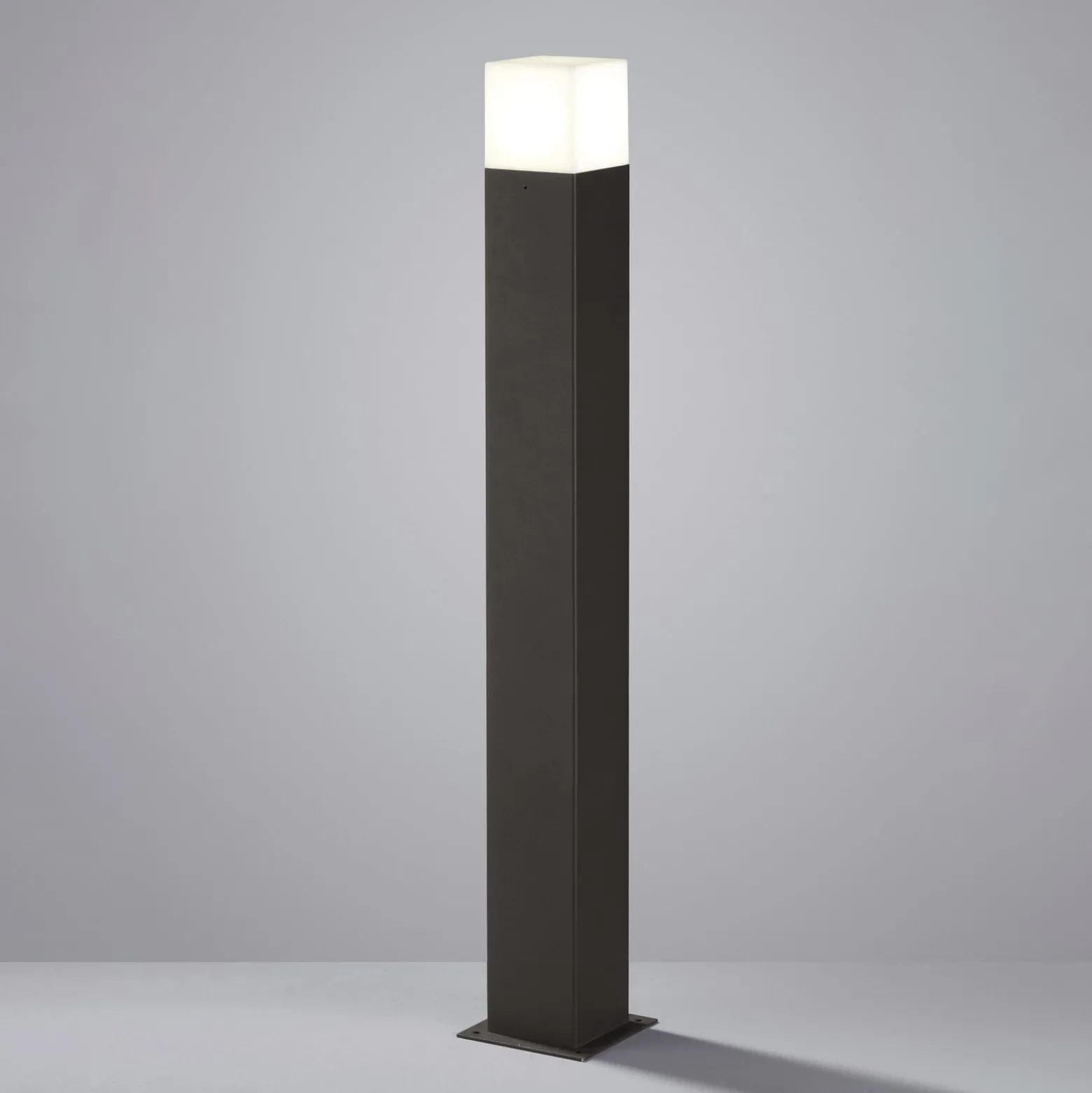 LED-Wegeleuchte HUDSON, anthrazit, Höhe 80 cm, Metall, IP44