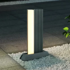 LED-Wegeleuchte MARIZA, Höhe 50 cm, anthrazit, Metall, IP65