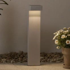 LED-Wegeleuchte Mimik 10 Post 600 grau 3.000K