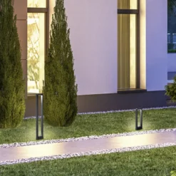 LED-Wegeleuchte RENO, anthrazit, Höhe 100 cm, Metall, IP54