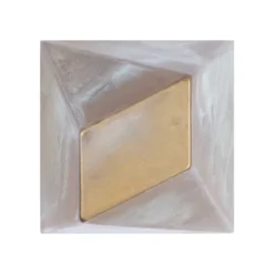 LED-Wegeleuchte Silva Edge, Höhe 100 cm, messing antik, IP65